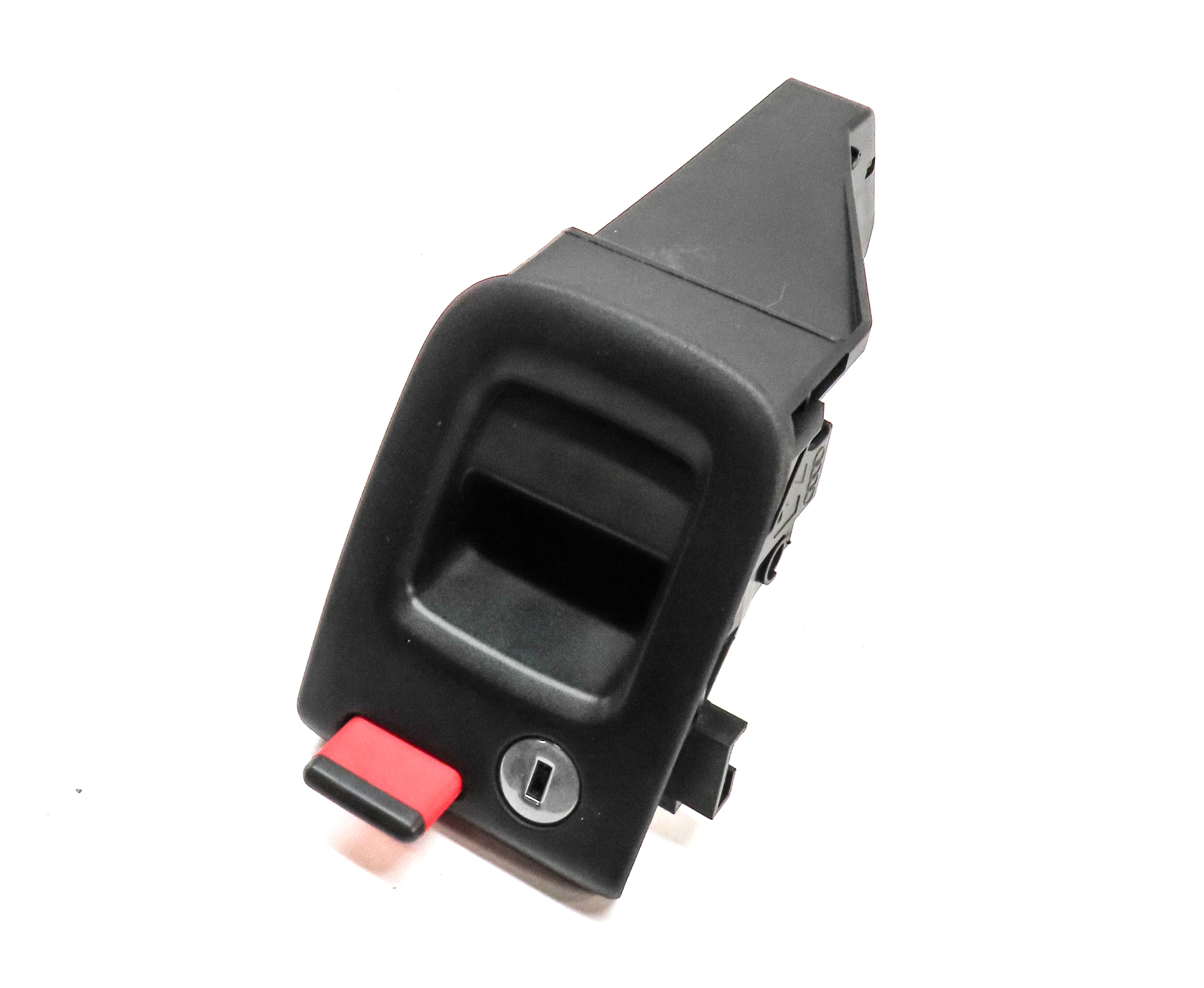 2010 AUDI S5 (B8 8T) REAR LEFT FOLDING SEAT BACK RELEASE LATCH HANDLE (BLACK) — exact item pictured